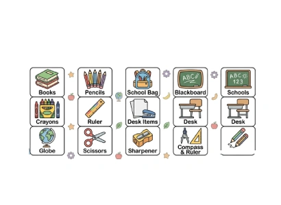 Classroom activity worksheets for preschool and kindergarten learners